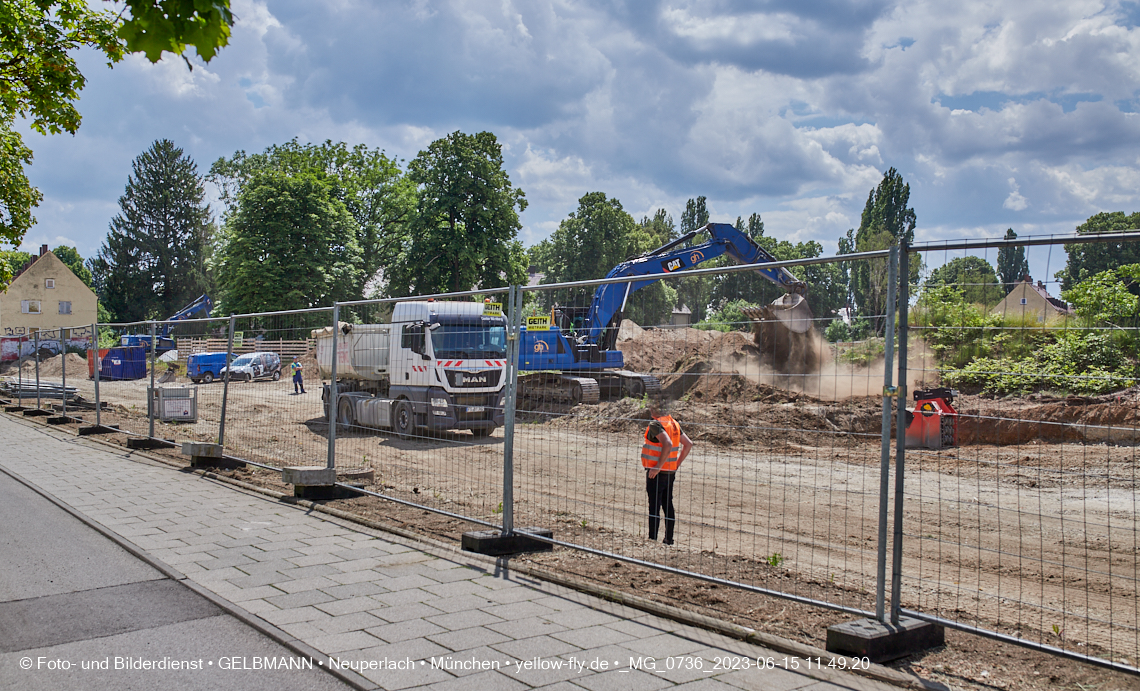 15.06.2023 - Abriss und Neubau der Maikäfersiedlung in Berga am LAim und Neuperlach